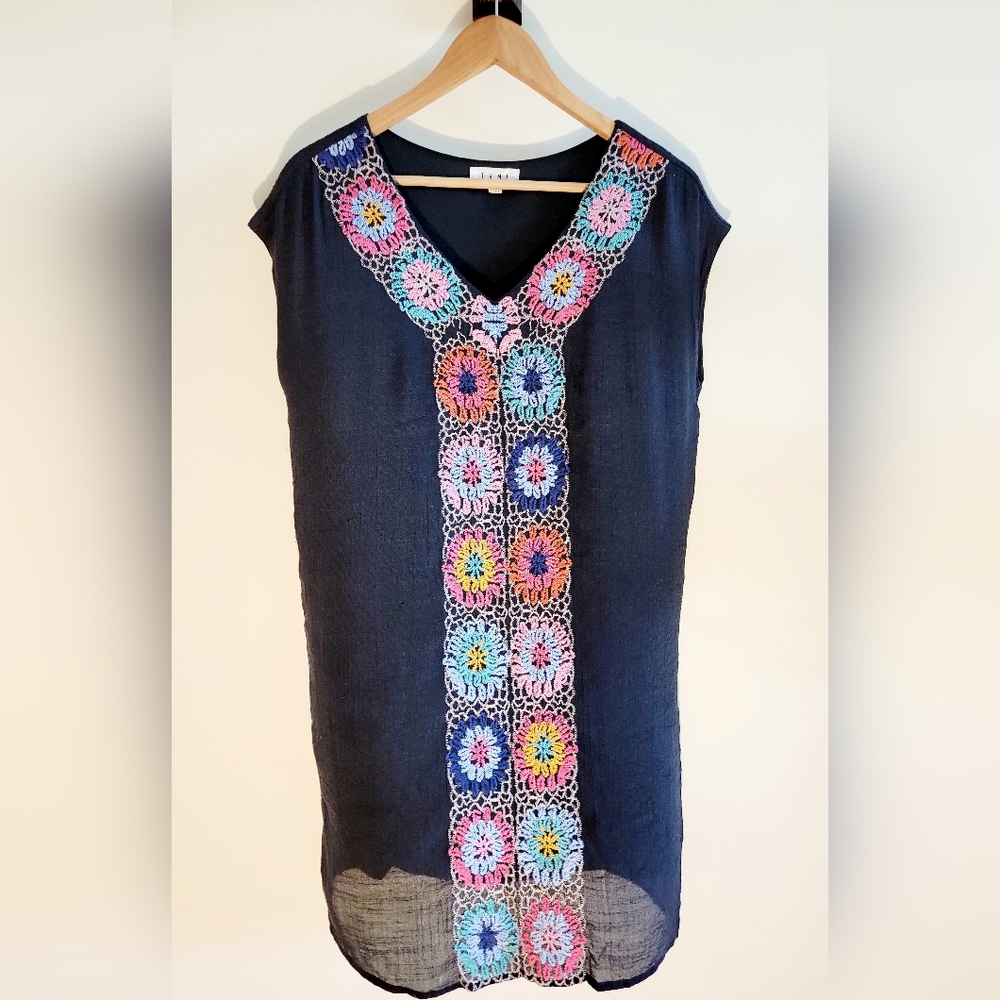 THML Marci Embroidered Dress Size Small